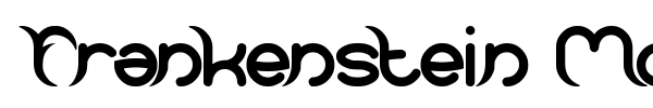 Frankenstein Monster font preview